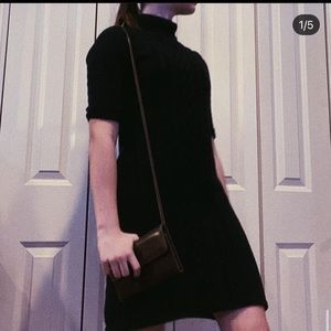 Black sweater dress